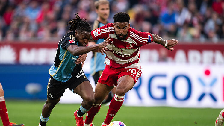 Fortuna Düsseldorf gegen den 1. FC Nürnberg
