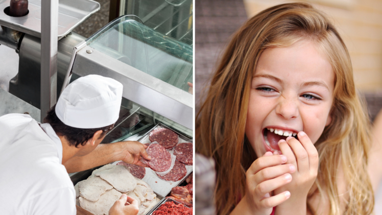 Die "Kinderfleischwursttreppe" sorgt für allerhand Aufmerksamkeit im Netz