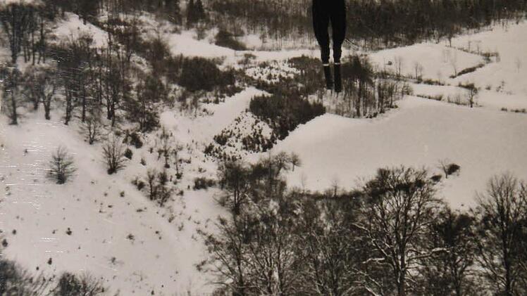 Dieses Bild von der Kreuzbergschanze wurde in den 1960er Jahren als Postkarte verkauft. Foto: privat