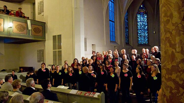 Impressionen vom Chorkonzert in der Coburger Heilig-Kreuz-KircheFoto: Jochen Berger