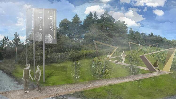 Ungefähr so wird der "terroir f"-Punkt aussehen.  Foto: Büro arc.grün