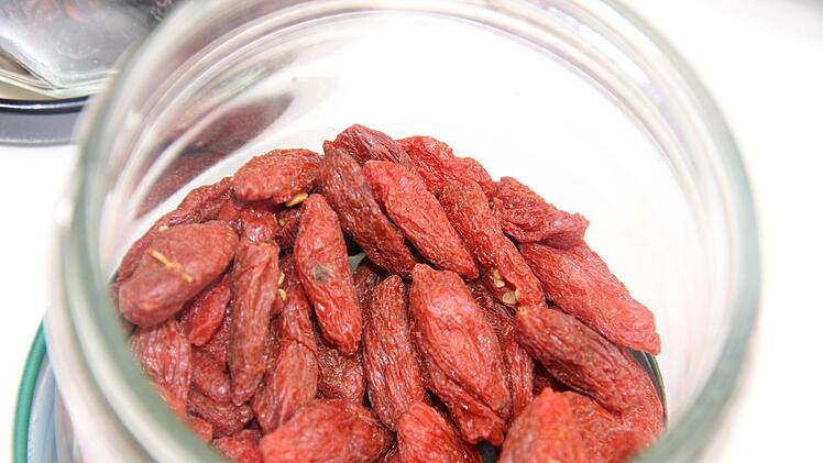 Nähr- und vitalstoffreich: Goji-Beeren.