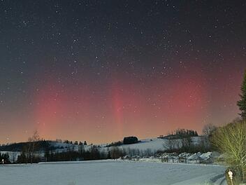 Geroldsgrün: Polarlichter in Oberfranken - Sternwarte Hof veröffentlicht beeindruckendes Bild