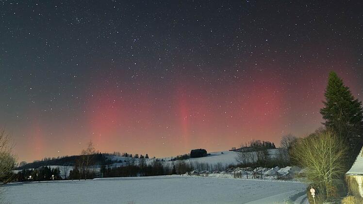 Geroldsgrün: Polarlichter in Oberfranken - Sternwarte Hof veröffentlicht beeindruckendes Bild