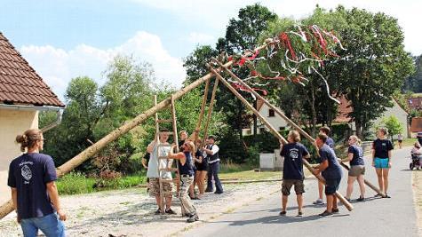In Frickenhöchstadt hilft jetzt auch eine jüngere Generation.