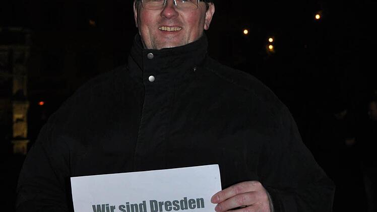 Kundgebung "Hammelburg ist bunt" Foto: Jacqueline Vera Mihm