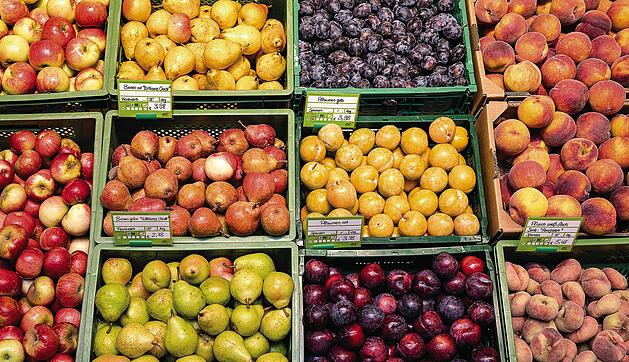 Riesige Auswahl an saisonalem Obst.