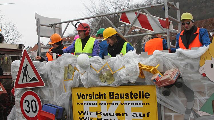 Das Motto des Faschings in Eltmann begegnete einem auf Schritt und Tritt.