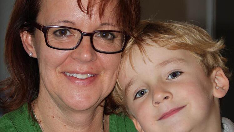 Auch der vierjährige Luca ist mit seiner Mutter Barbara Ziegler gekommen.