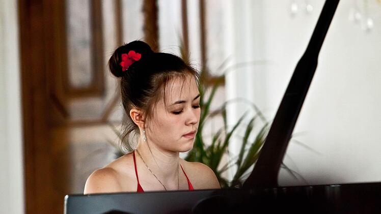 Nina Scheidmantel gastierte im Kaisersaal von Banz. Foto: Jochen Berger