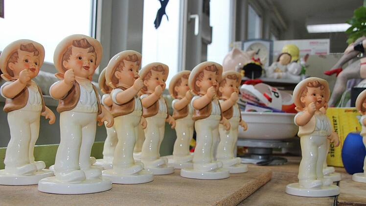 Die Figuren werden alle per Hand bemalt