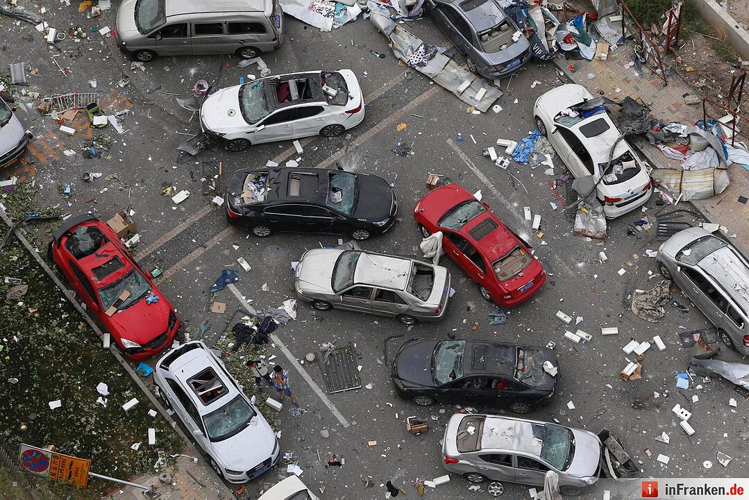 Aftermath of huge explosion in Chinese port city of Tianjin