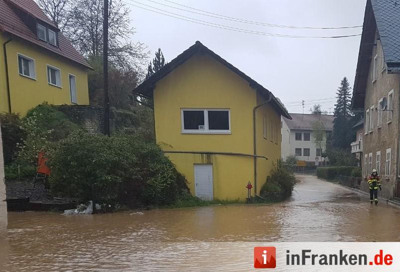 Thuisbrunn: Starkregen schlägt in Oberfranken zu