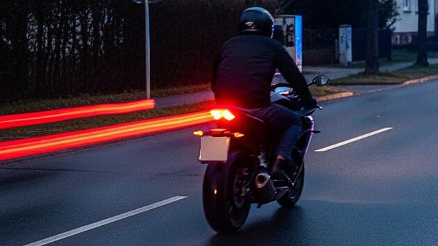 Unbekannter Motorradfahrer fl&uuml;chtet vor Kontrolle in Bayreuth