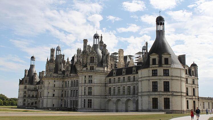 Das Jagdschloss Chambord ist das bedeutendste der Schlösser im Loire-Tal