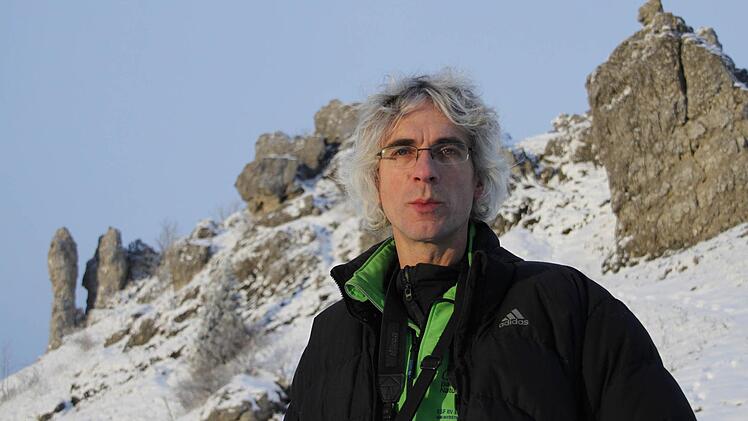 Nicht mehr weit zum Walberla-Gipfel.