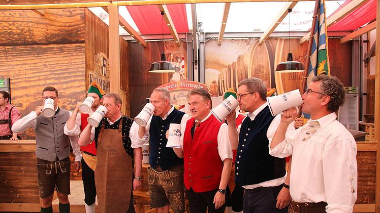 Probeanstich zur Kulmbacher Bierwoche 2019. Foto: Jürgen Gärtner