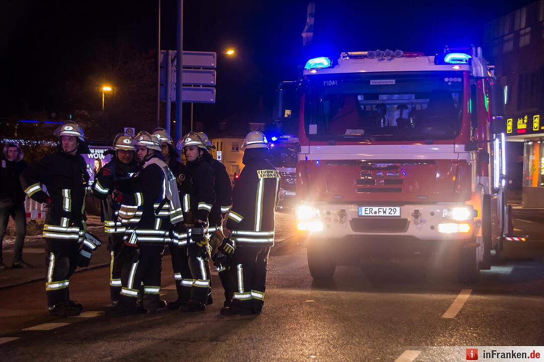 Brand in Erlanger Arcaden