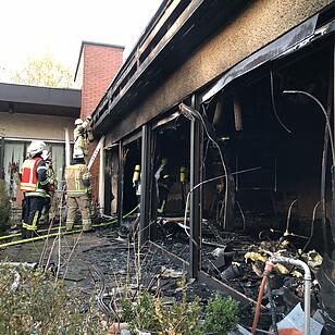 Großbrand im Kreis Bamberg: Wohnhaus steht in Flammen