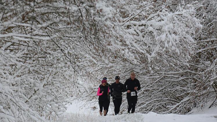 Winterwonderland rund um Ramsthal - und das Anfang April. Foto: ssp