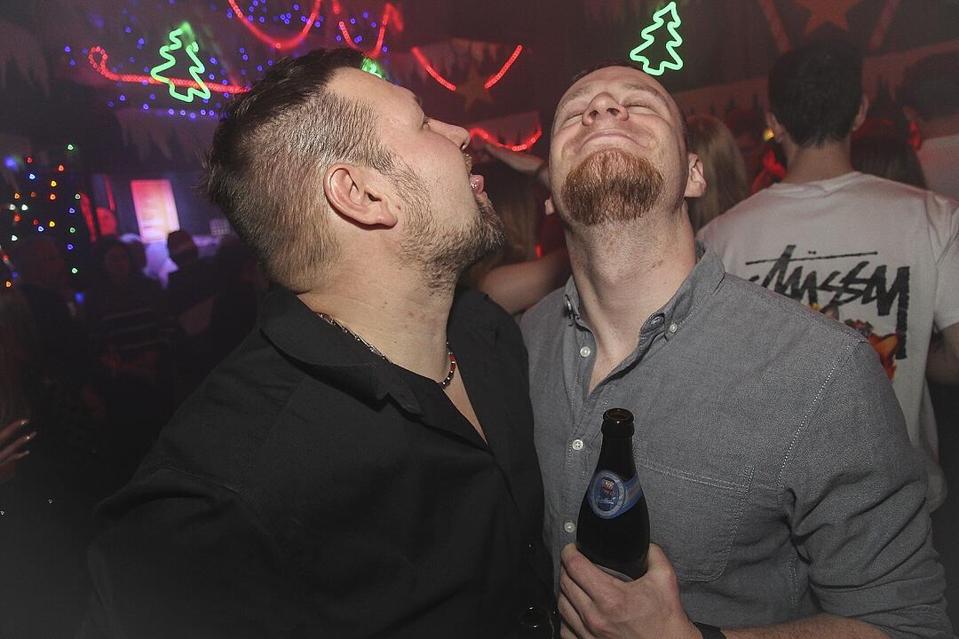 Partystimmung an Heiligabend