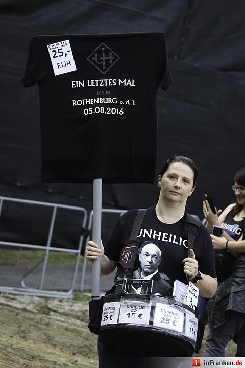 Unheilig und drei Vorbands spieleten am Freitag in Rothenburg ob der Tauber
