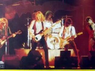 Plakat der Gruppe "Aerosmith" vom 14. Mai 1979 in Neunkirchen am Brand  Foto: Repro Petra Malbrich