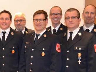 Die geehrten Aktiven der Garitzer Feuerwehr. Foto: Nicolas Thoma