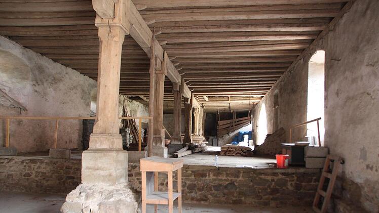 Die große Halle des Schüttbaus soll auch künftig für öffentliche Veranstaltungen genutzt werden können.Heike Beudert