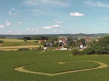 Szenen aus dem Video, mit dem sich Hallerndorf um den Titel " Dorf der Dörfer 2014" beworben hat. Fotos: privat