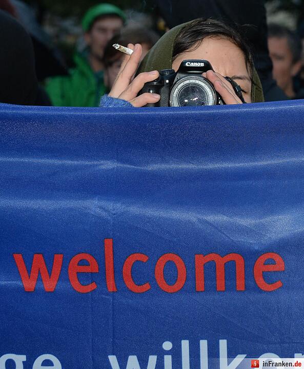 Protest - Viktor Orban zu Gast in Bamberg