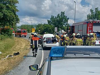 Unfall auf der B2
