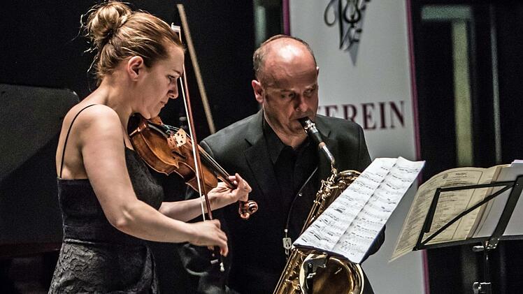 Das Trio Rhapsody Three begeisterte das Publikum beim Coburger "Verein". Foto: Jochen Berger