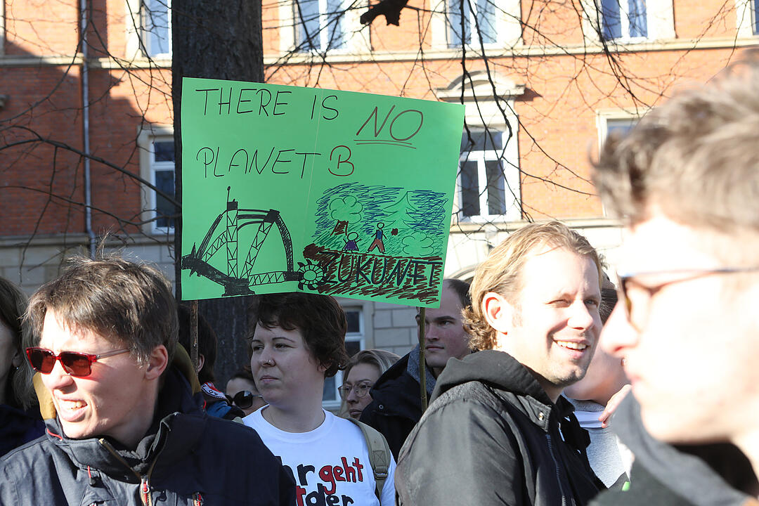Bamberg; Demo Klima; Foto: Barbara Herbst