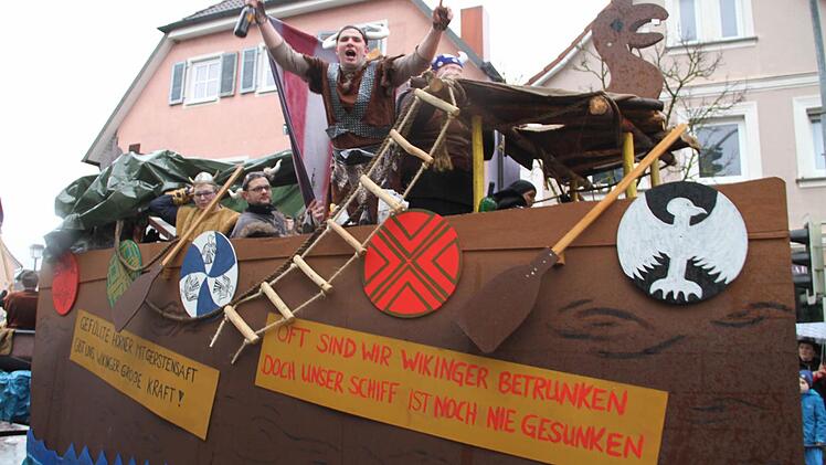 Auch ein Wikinger-Schiff wurde gesichtet.