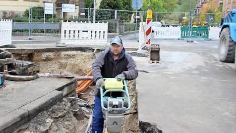 Carsten Renner von der Firma Krumpholz sorgt für einen reibungslosen Ablauf vor Ort. Fotos: Christiane Lehmann