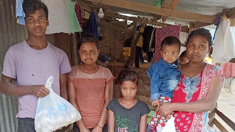 Eine der Familien im nordostindischen Nagaland, die von den Spendengeldern aus Deutschland profitierte. Foto: privat