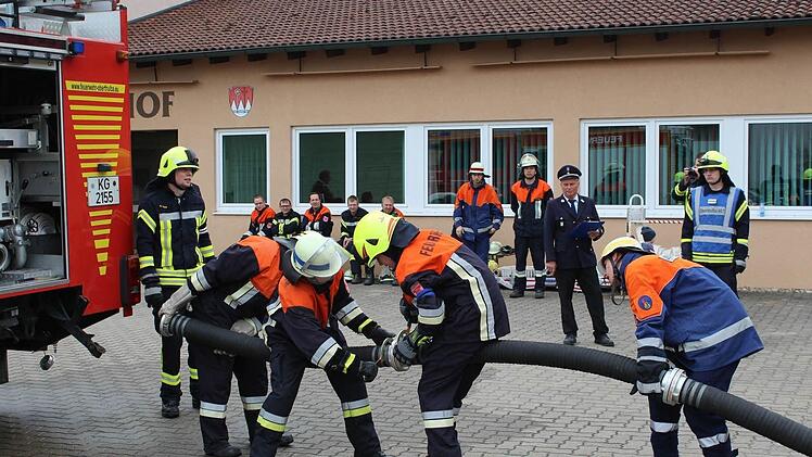Leistungsprüfung bei der Feuerwehr Oberthulba  Foto: Feuerwehr