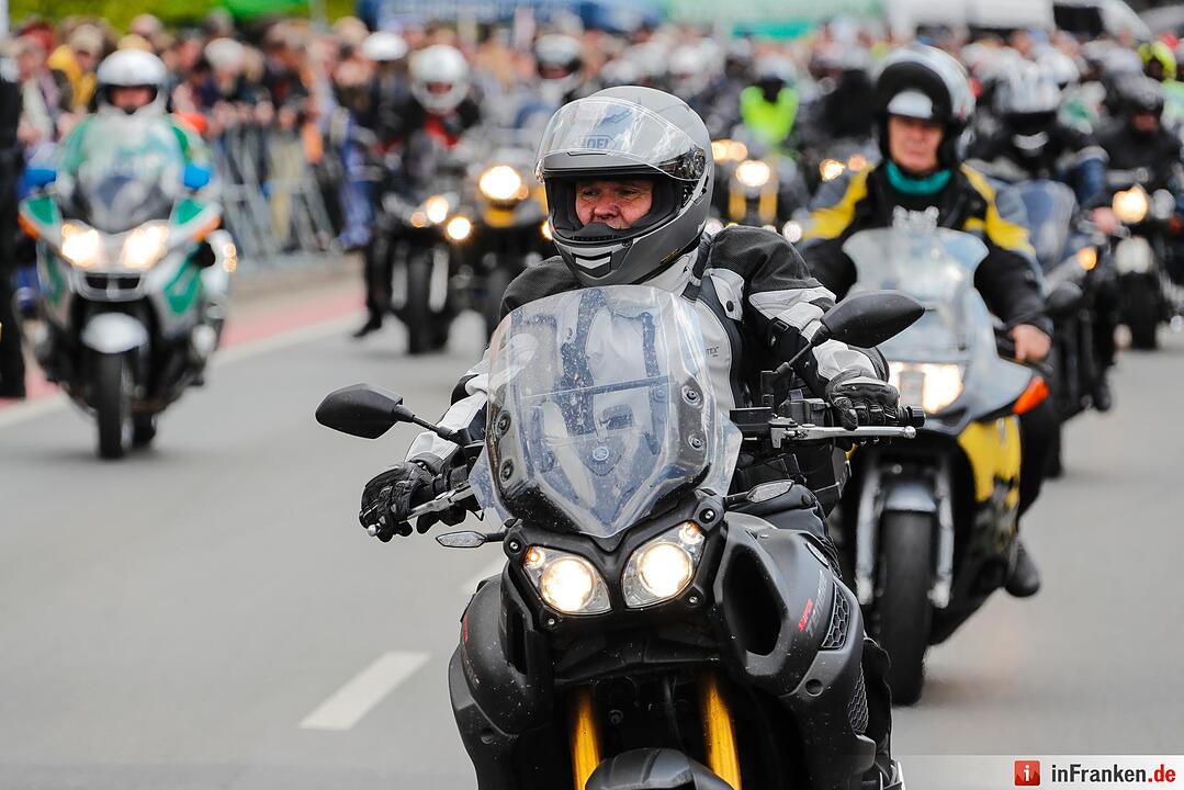 Motorradsternfahrt in Kulmbach: der Sonntag