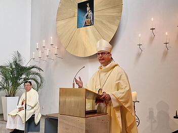 Bischof Dr. Franz Jung sprach auf dem Maria Ehrenberg über die Herausforderungen der Kirche und den synodalen Weg.