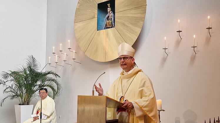 Bischof Dr. Franz Jung sprach auf dem Maria Ehrenberg über die Herausforderungen der Kirche und den synodalen Weg.