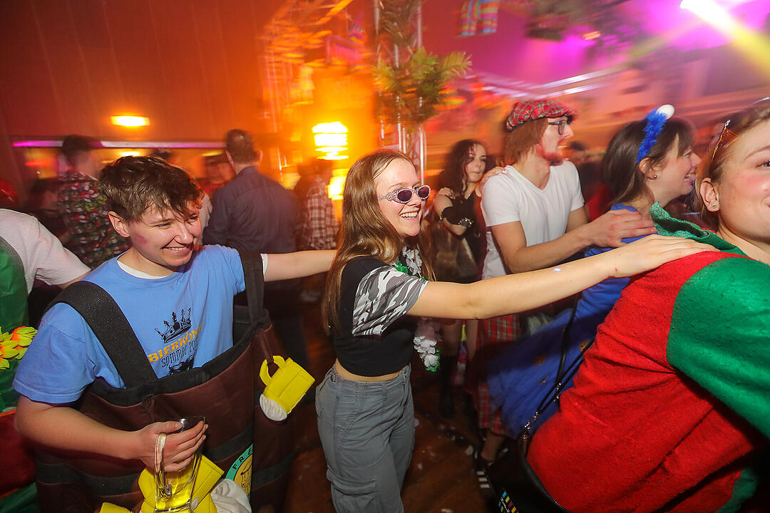 Beste Partystimmung in der Stadthalle