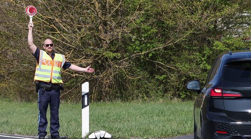 Polizeikontrolle bei Litzendorf