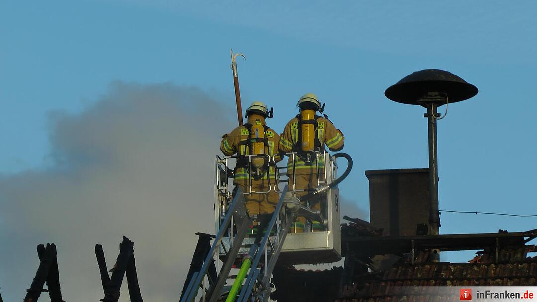 Gemeindehaus in Altenmuenster Ortskern niedergebrannt