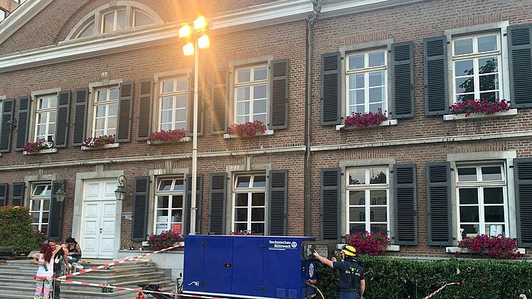 Das Kulmbacher THW unterstützt die Menschen von Stolberg. Foto: THW Kulmbach