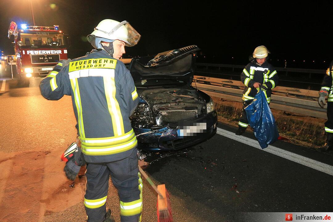 Unfall auf der A3 bei Höchstadt