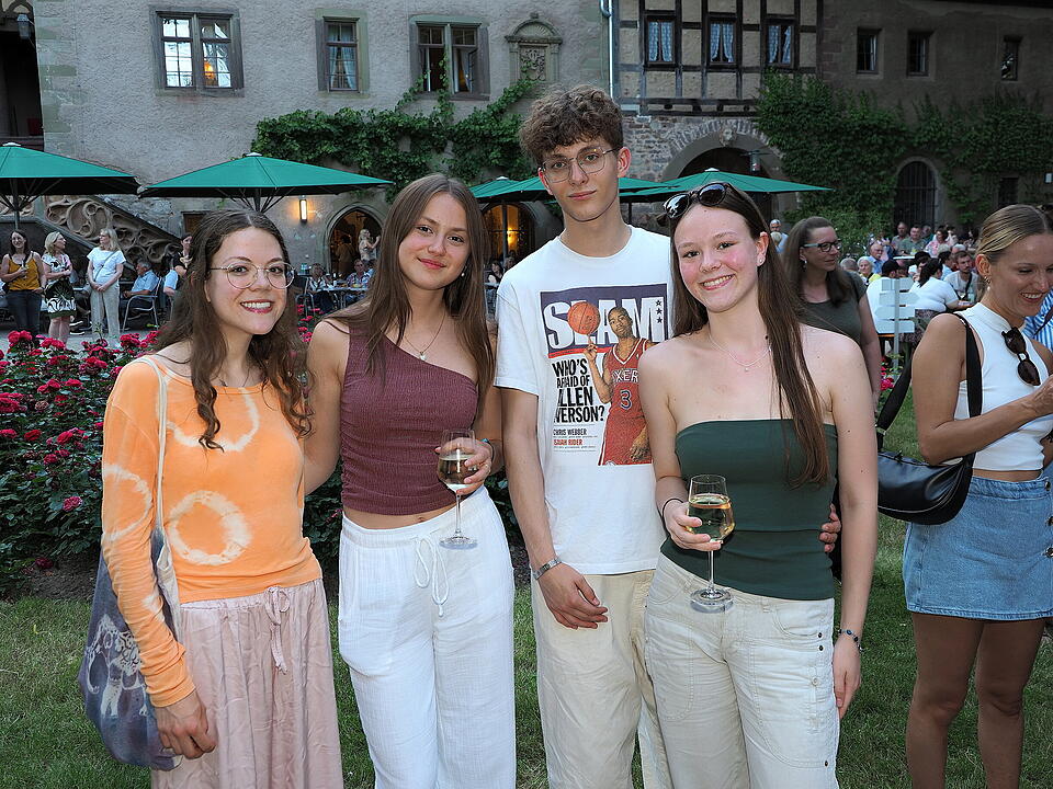 Das Fest fand im Schlosspark statt.