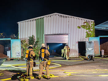 Bamberg: Brand in Wertstoffhof - Feuerwehr schildert Problematik