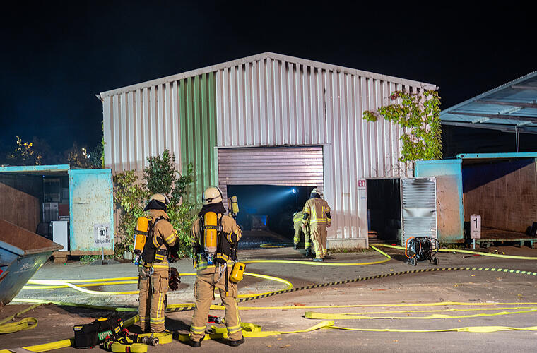 Bamberg: Brand in Wertstoffhof - Feuerwehr schildert Problematik