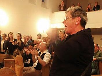 Das Publikum in der Kirche ging begeistert mit. Foto: Markus Häggberg